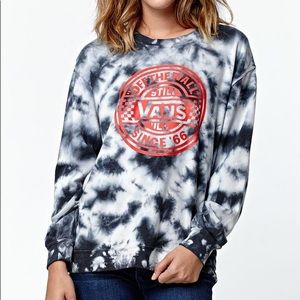 Vans women’s Moonshine Tie Dye Crew Neck Sweater
